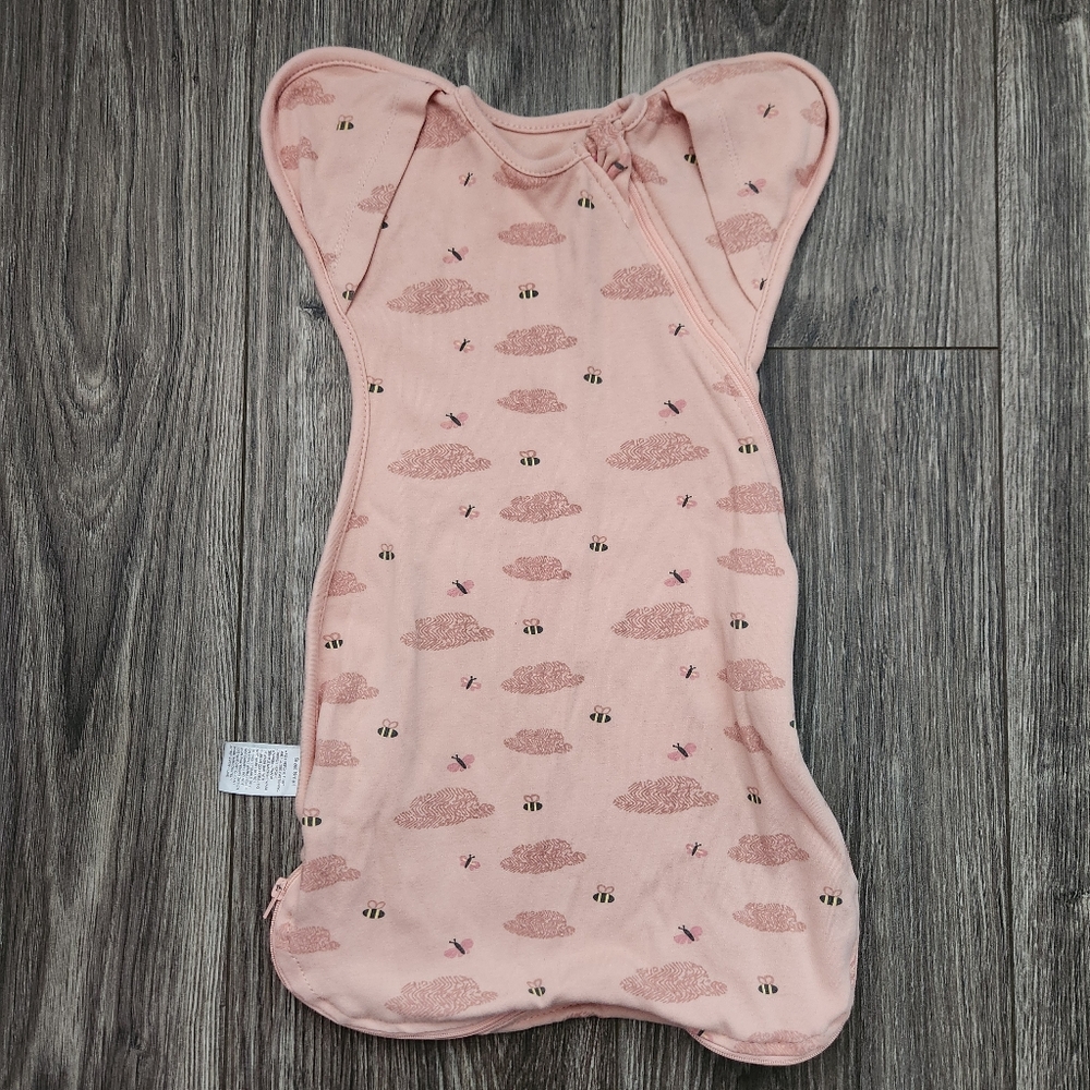 Knirose Baby Sleep Sack Pink Swaddle Size Small 0-3 M